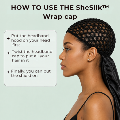 SheSilk™ Wrap cap